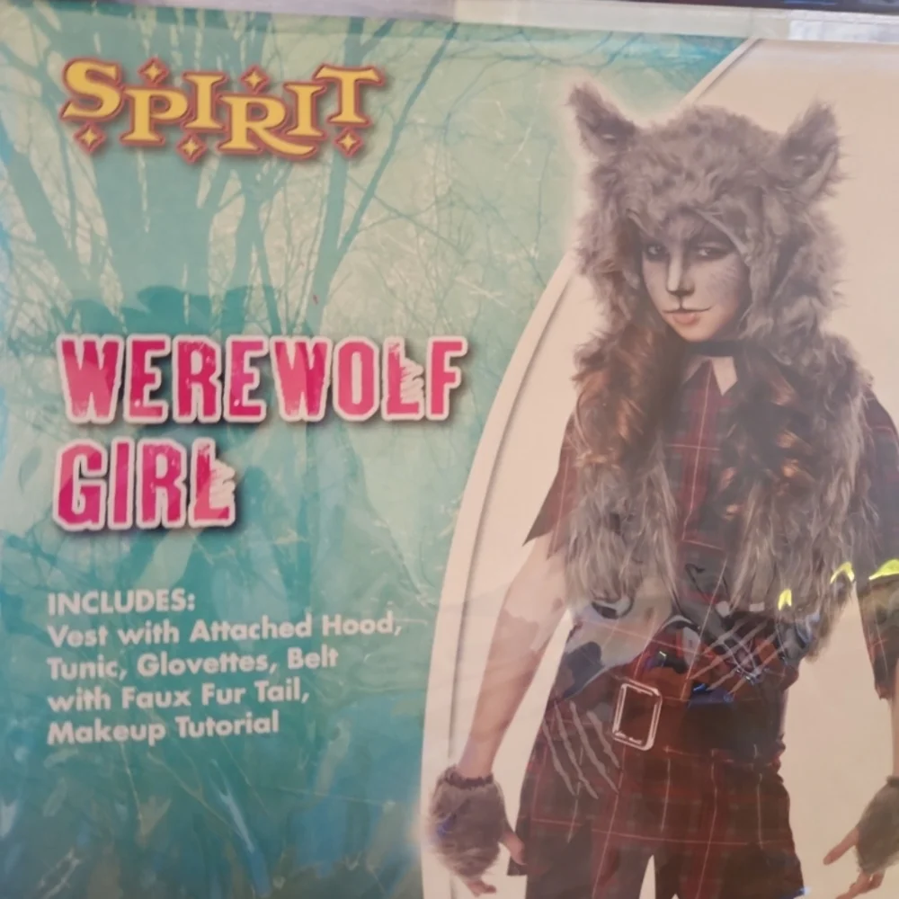 Werewolf Halloween Costume Girls‎ Small 8-10